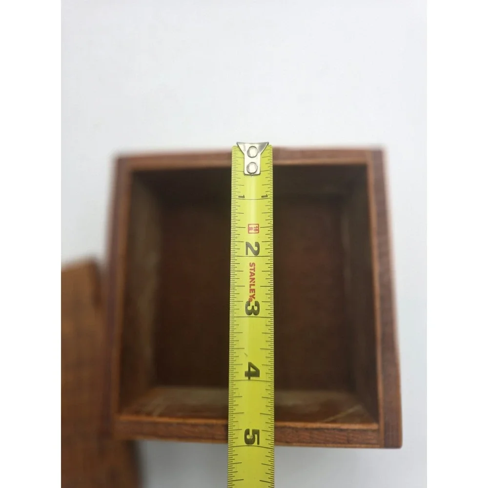 Handcrafted square wooden